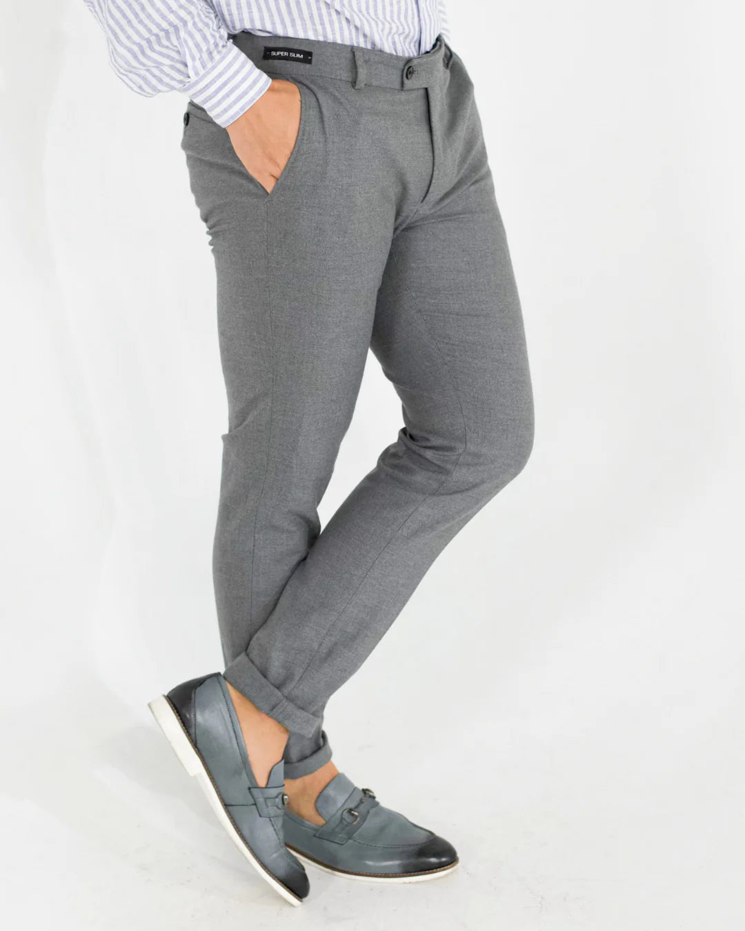 Pantalon de costume gris