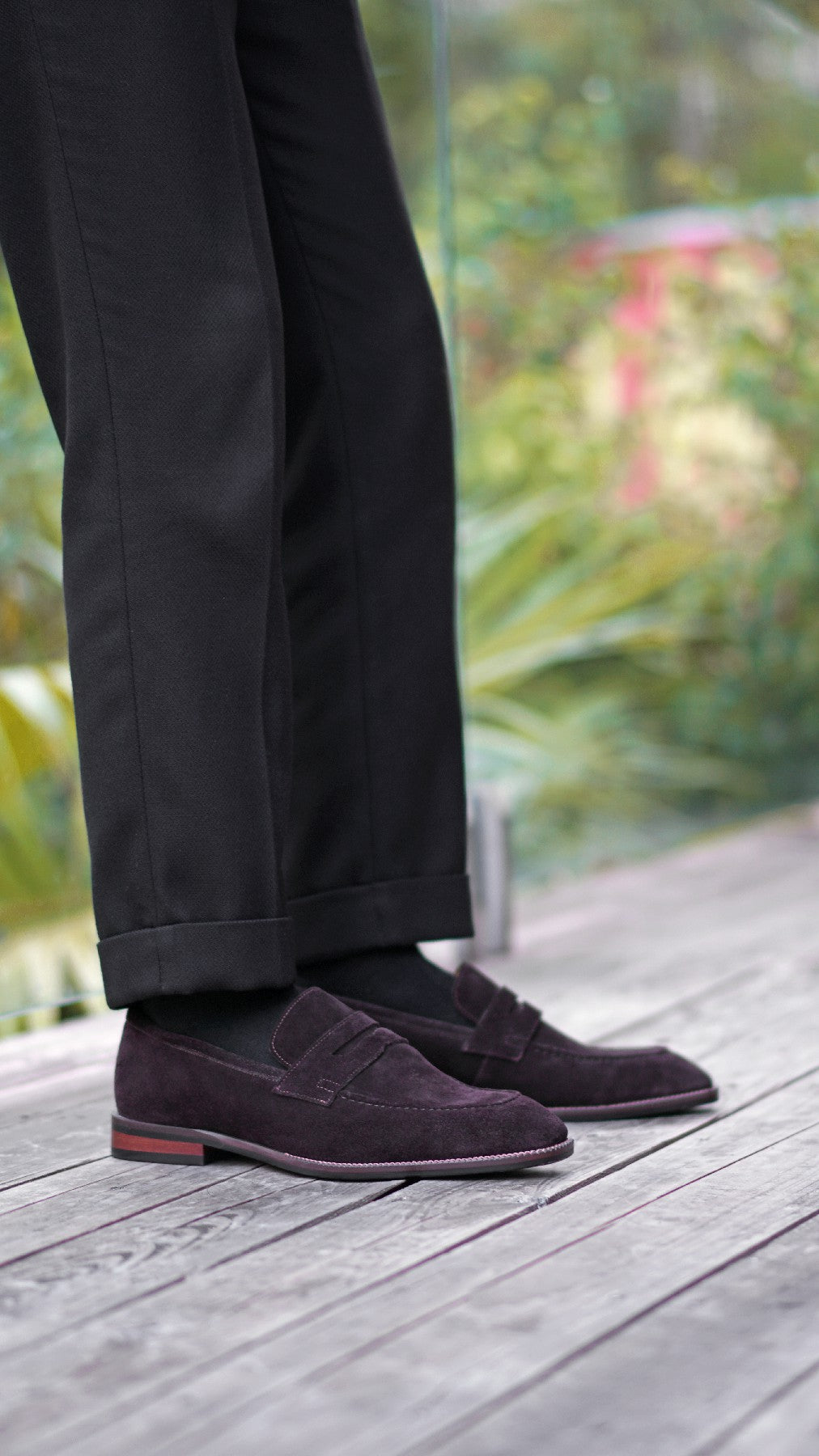 MenStyleWith Penny Suede Loafers MS-K500