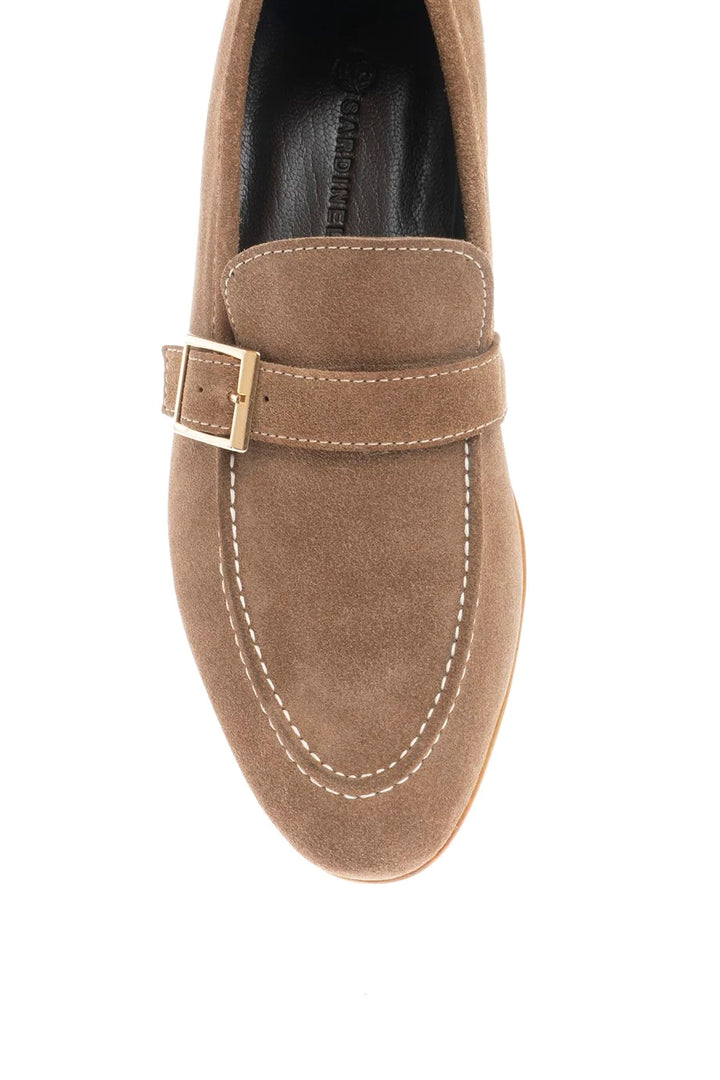 Morris Suede Beige Leather Loafers