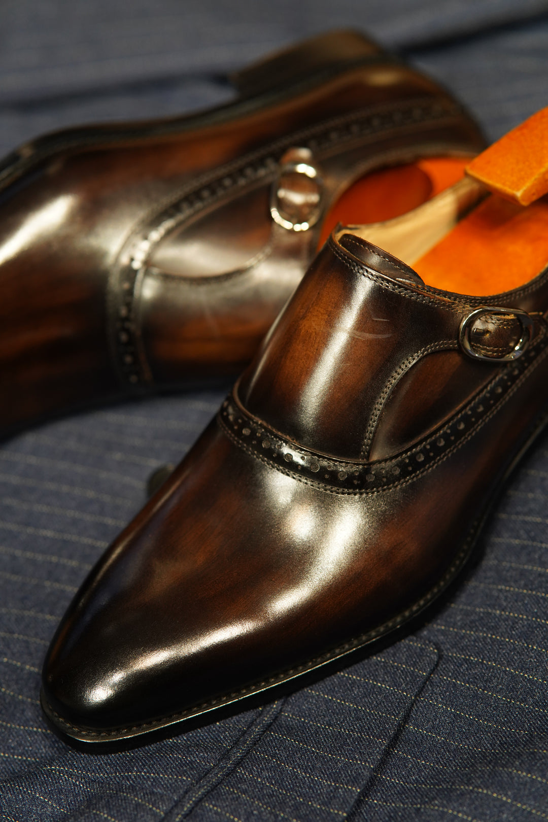 MenStyleWith Single Monk Luxury Shoes MS-B522