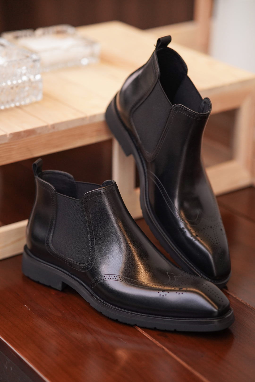 MenStyleWith Handmade Leather Boots M-ZH168