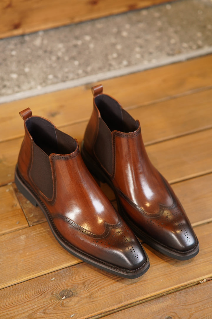 MenStyleWith Handmade Leather Boots M-ZH168