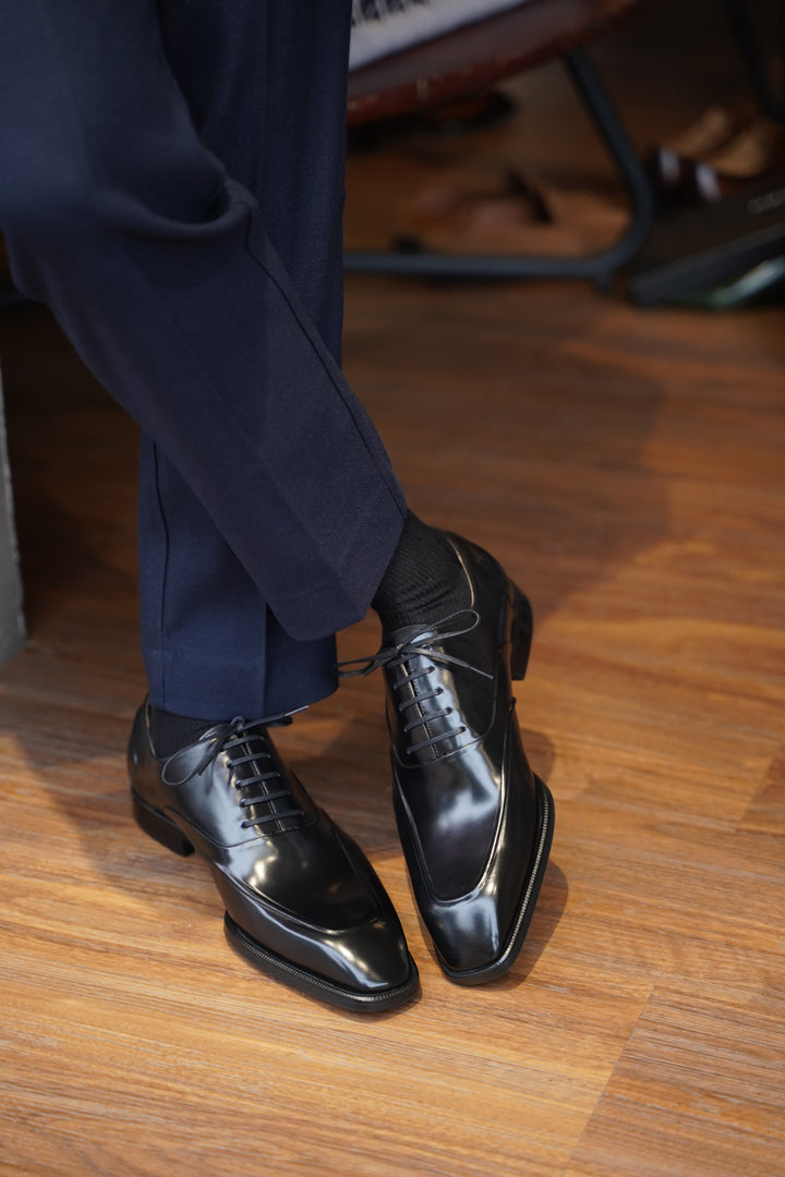 MenStyleWith Balmoral Oxford Leather Shoes