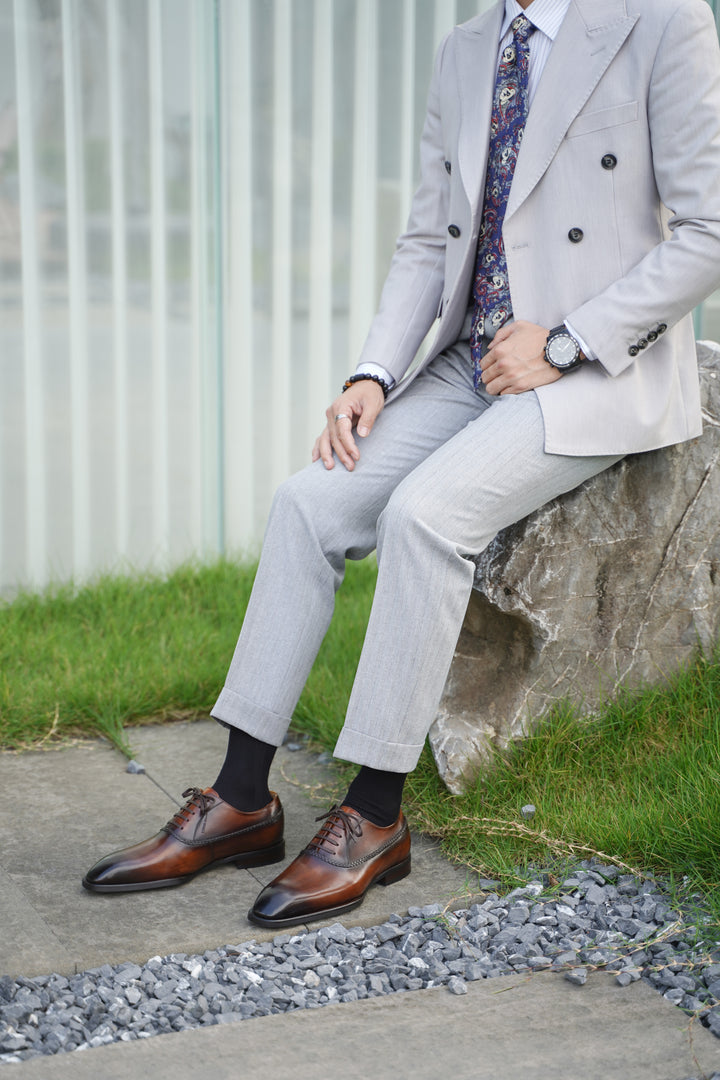 MenStyleWith Oxford Leather Shoes