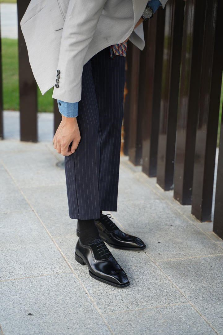 MenStyleWith Oxford Suede/ Leather Shoes