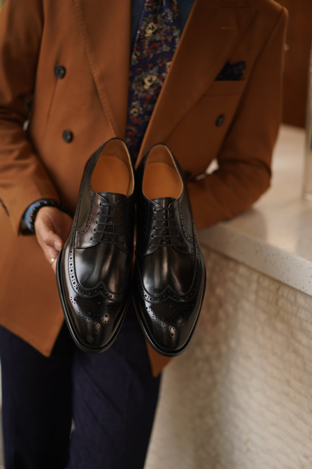 MenStyleWith Formal Derby Leather Shoes