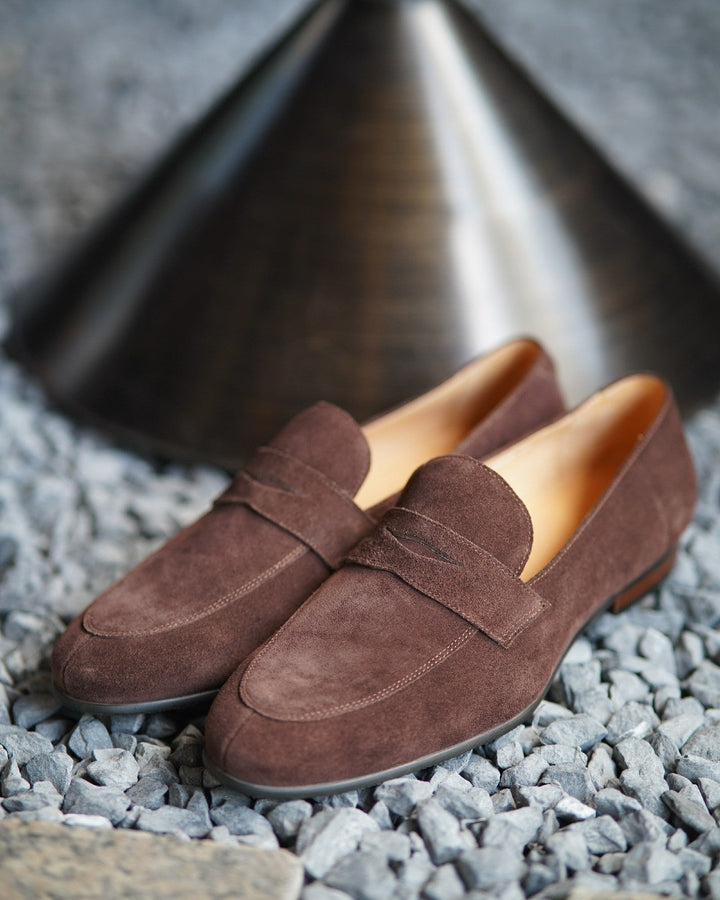 Suede Penny Loafers