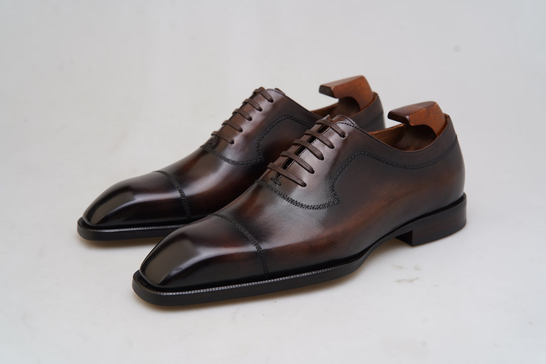 Cap Toe Oxford Leather shoes