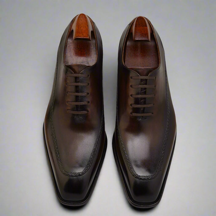 MenStyleWith Balmoral Oxford Leather Shoes