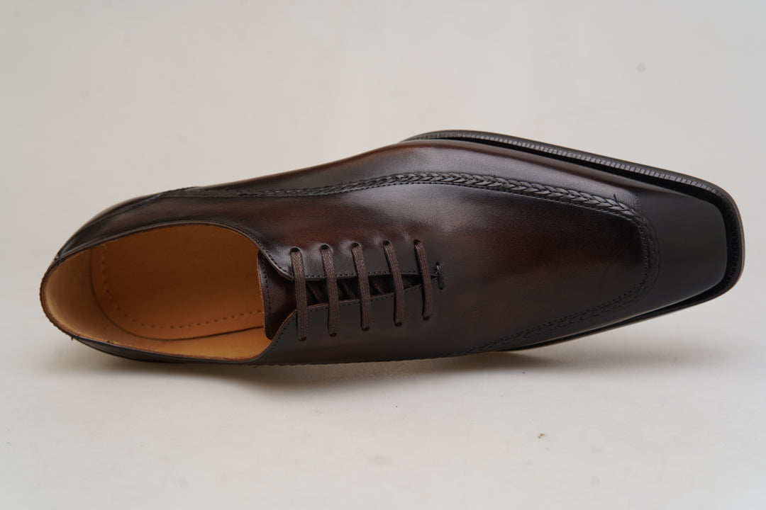 MenStyleWith Balmoral Oxford Leather Shoes