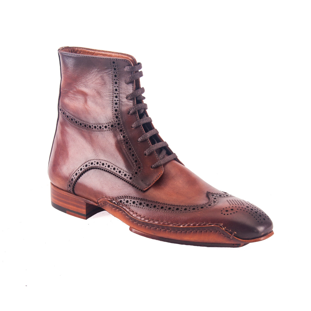 MenStyleWith Tobacco Patina Opanka Boots