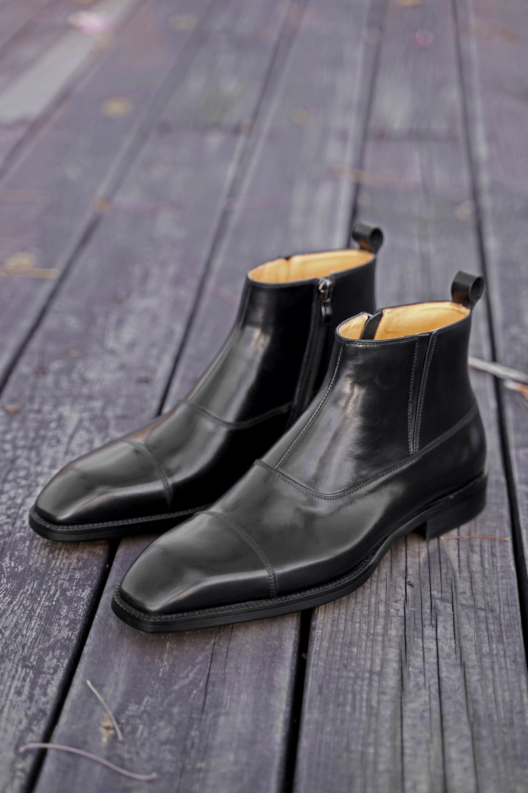 MenStyleWith Handmade Leather Boots MB502