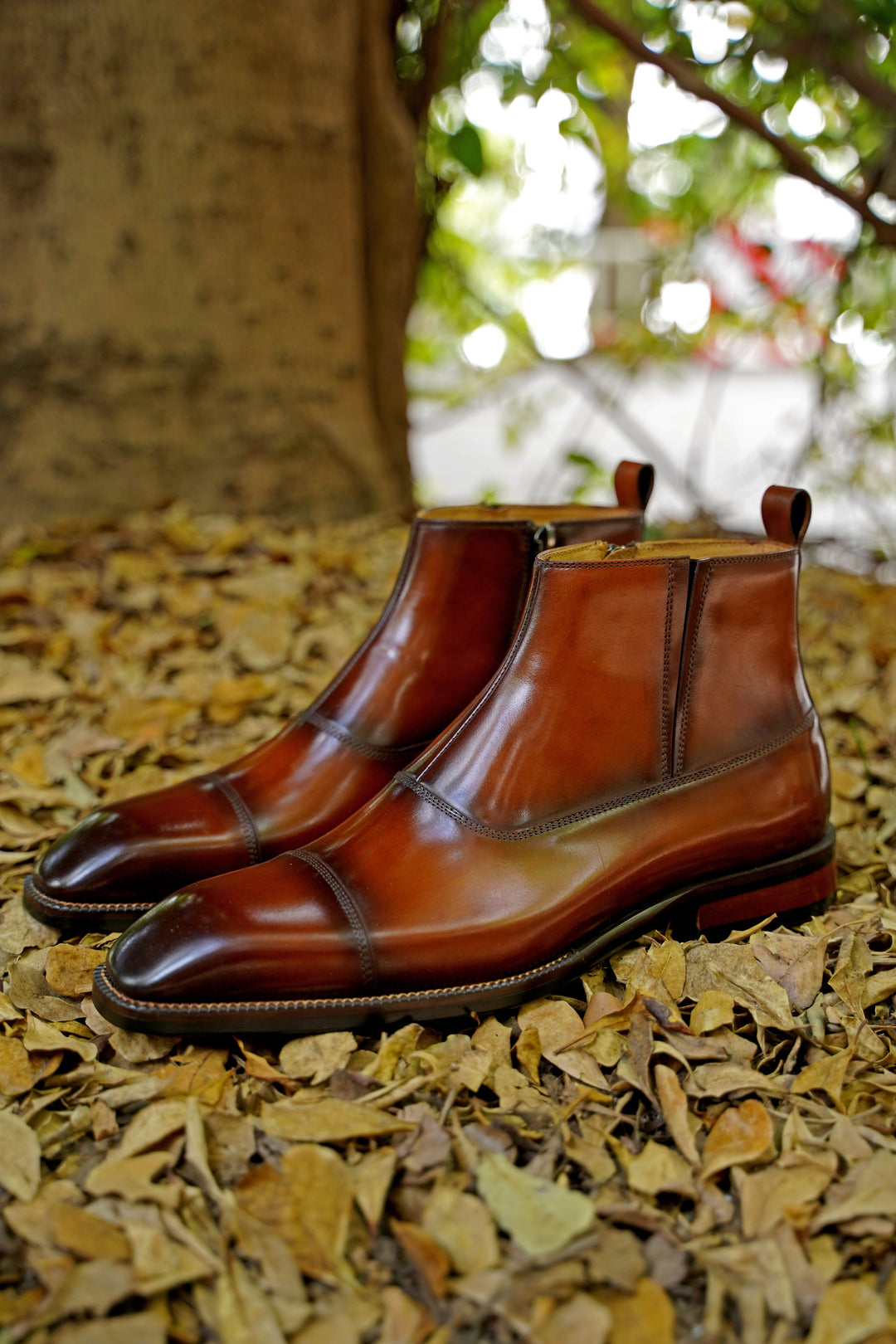 MenStyleWith Handmade Leather Boots MB502