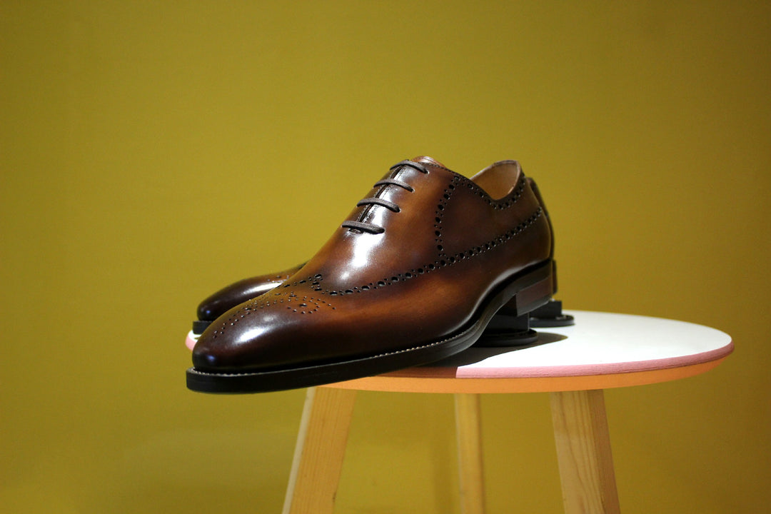 MenStyleWith Whole Cut Oxford Shoes MS-W5