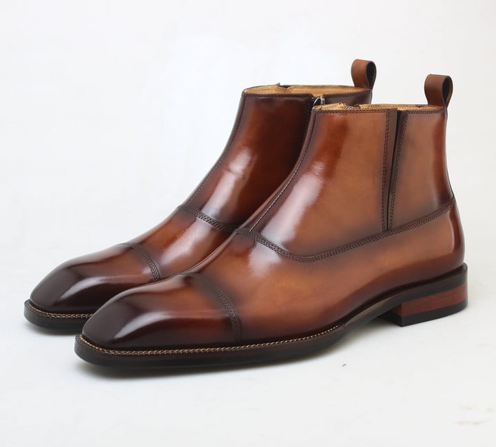 MenStyleWith Handmade Leather Boots MB502