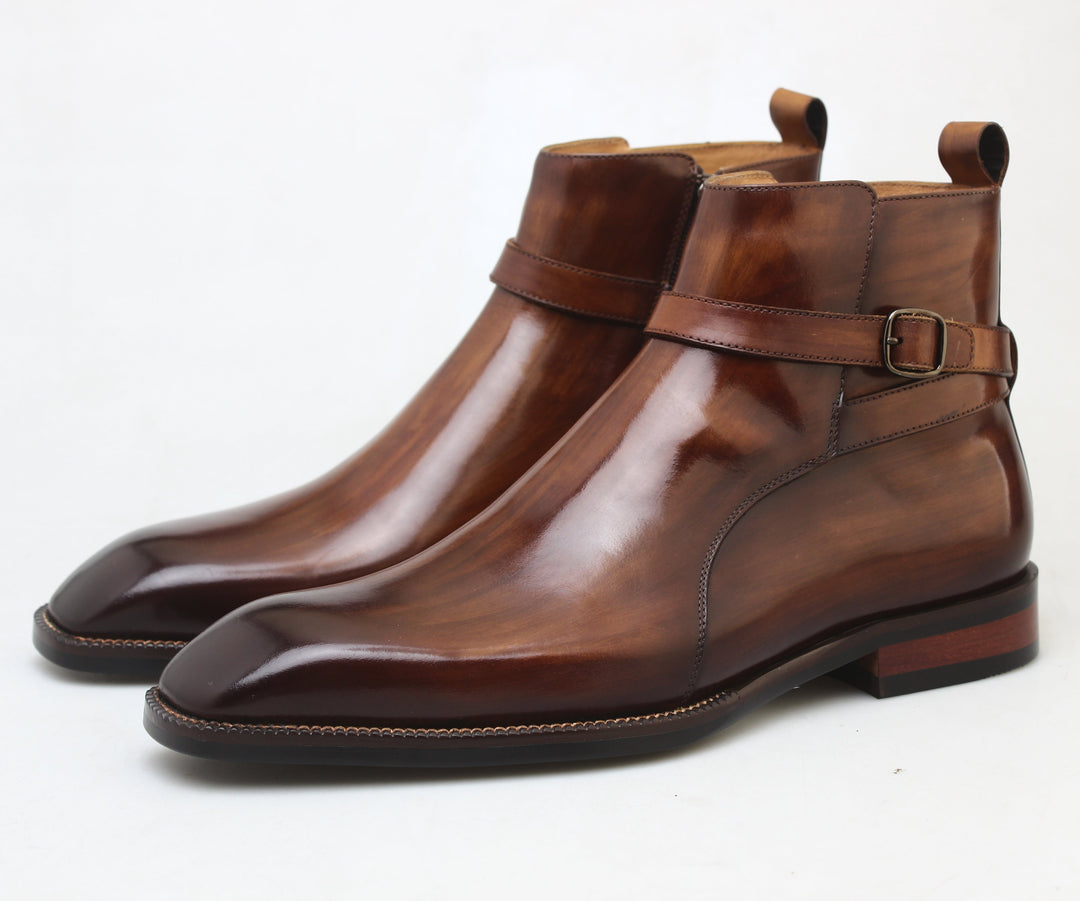 MenStyleWith Handmade Leather Boots MK03