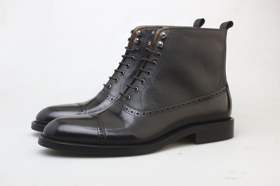 MenStyleWith Handmade Leather Boots MB401