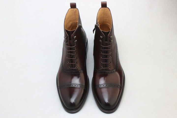 MenStyleWith Handmade Leather Boots MB401