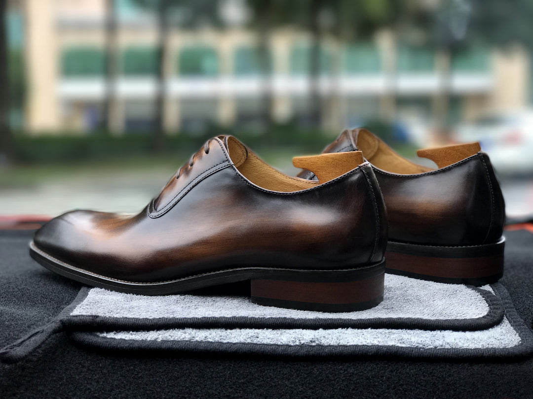 MenStyleWith Plain Toe Oxford Calf Leather MW-NG1