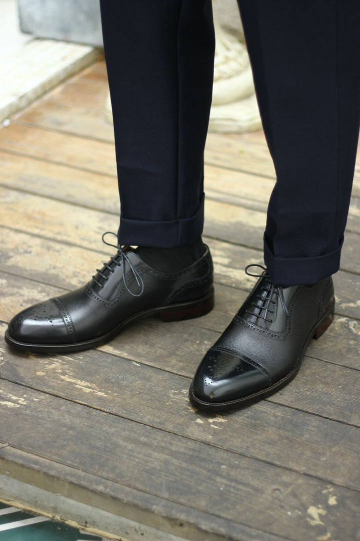 MenStyleWith Cap Toe Oxford Business Shoes MW-B501
