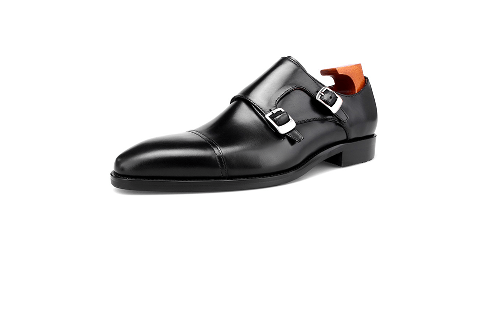 MenStyleWith Cap Toe Double Monkstrap CS-MK3