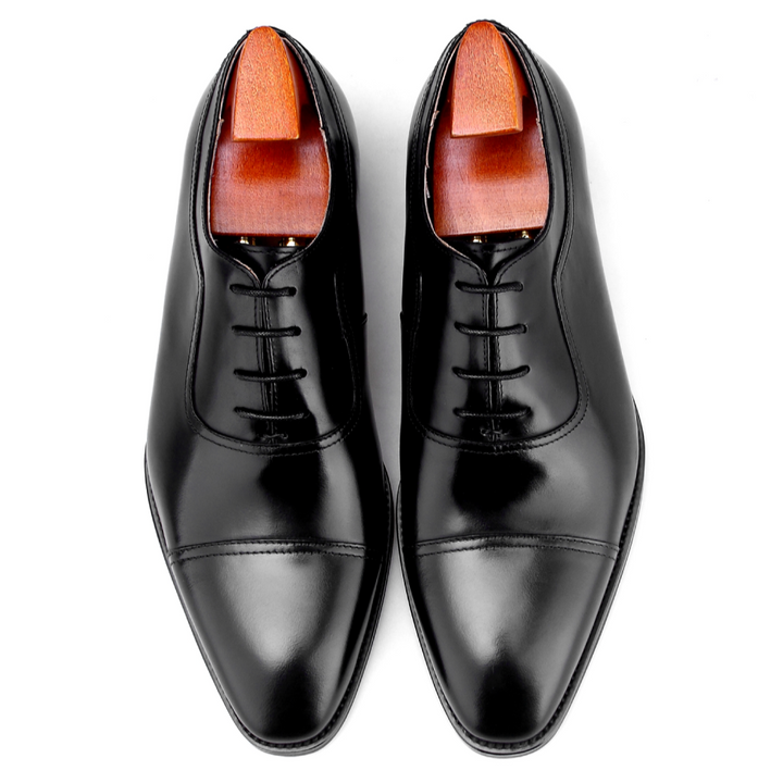 MenStyleWith Cap Toe Oxford Calfskin Handmade CS-NS4