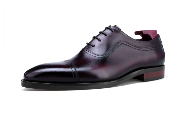 MenStyleWith Cap Toe Oxford Calfskin Handmade CS-NS4