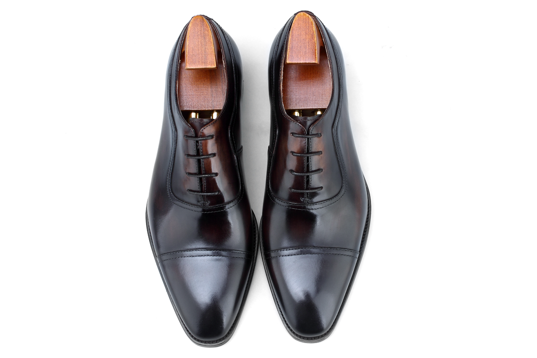 MenStyleWith Cap Toe Oxford Calfskin Handmade CS-NS4