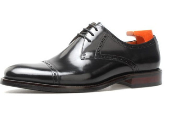 MenStyleWith Cap Toe Quarter Brogue Derby Shoes MW-B602