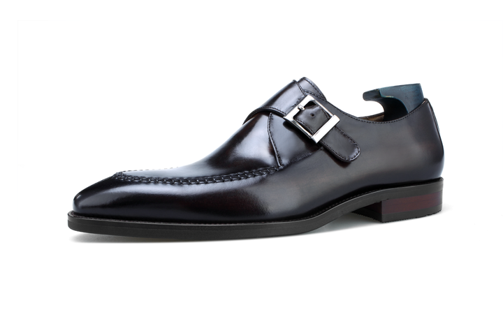 MenStyleWith Moc Toe Single Monkstrap CS-KB10