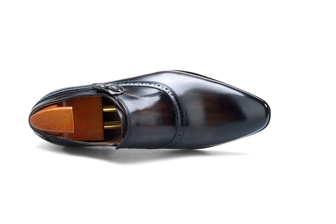 MenStyleWith Single Monk Luxury Shoes MS-B522