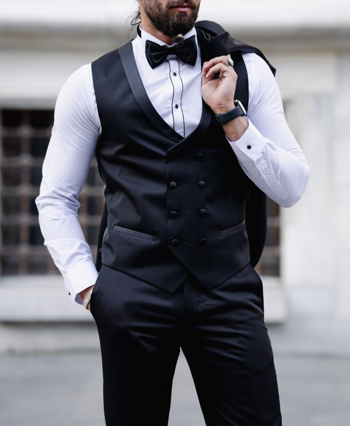 Special Design New Season Slim Fit Suits  - Black