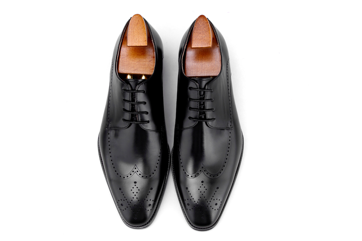 MenStyleWith Wingtips Derby Leather Shoes CS-HD05