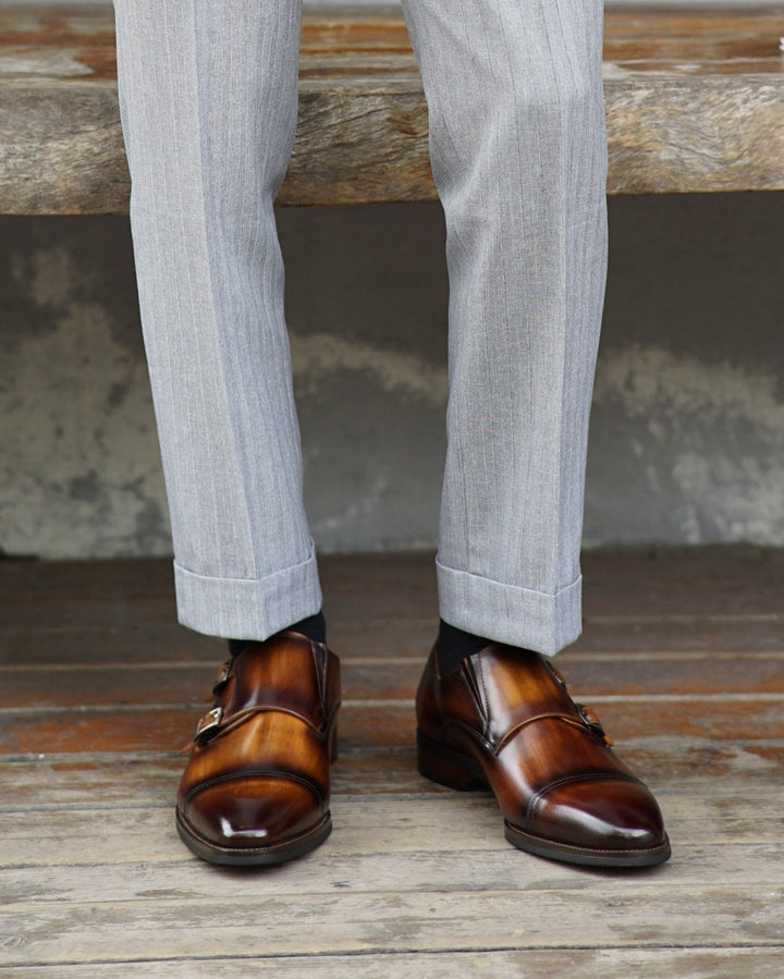 Cap Toe Double Monkstrap