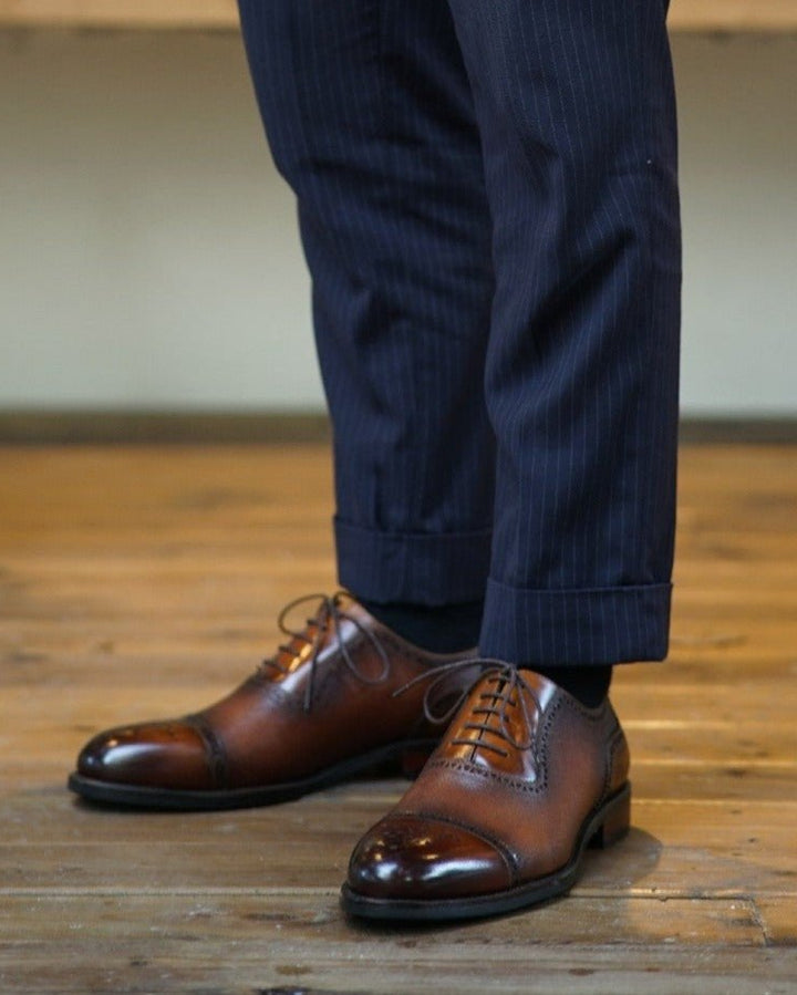 Cap Toe Oxford Business Shoes