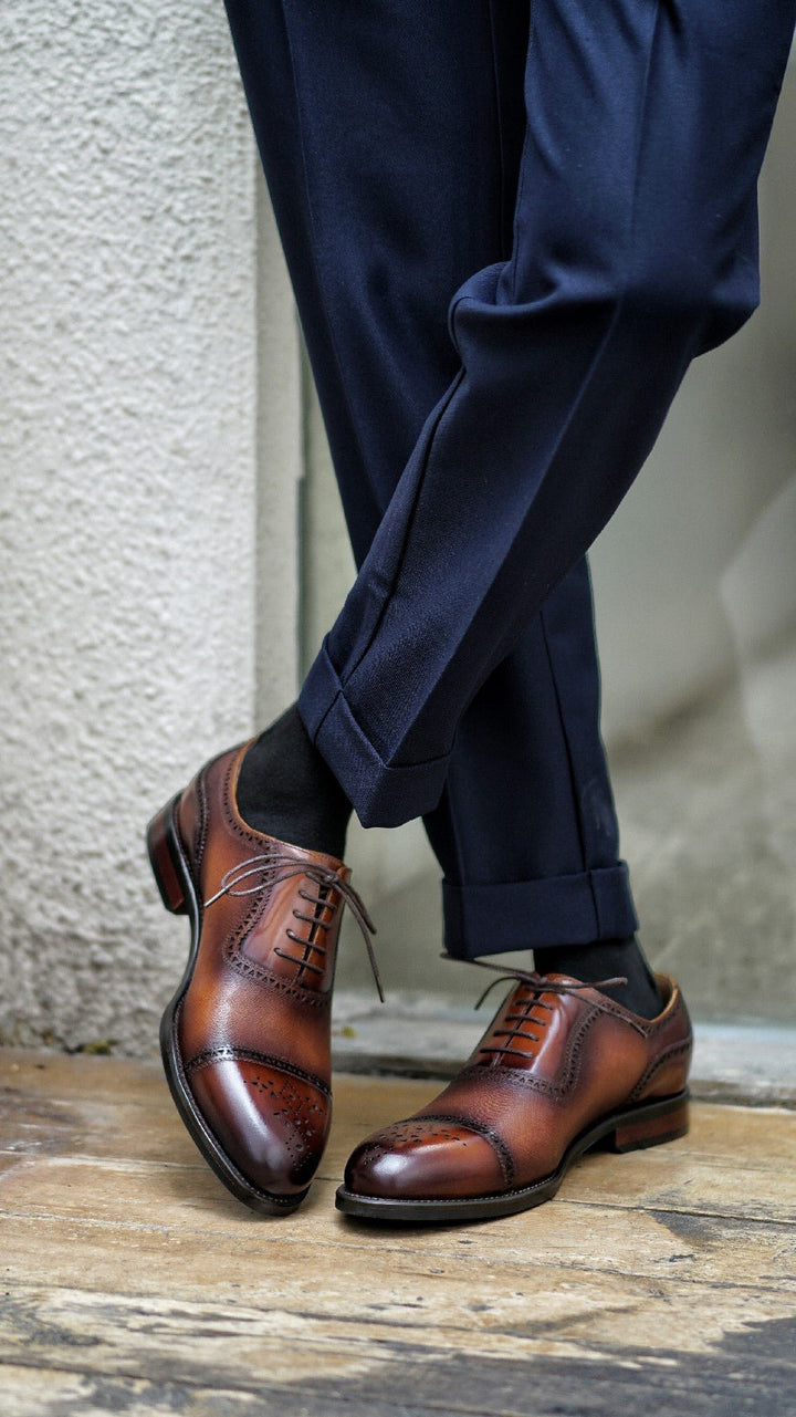 Cap Toe Oxford Business Shoes