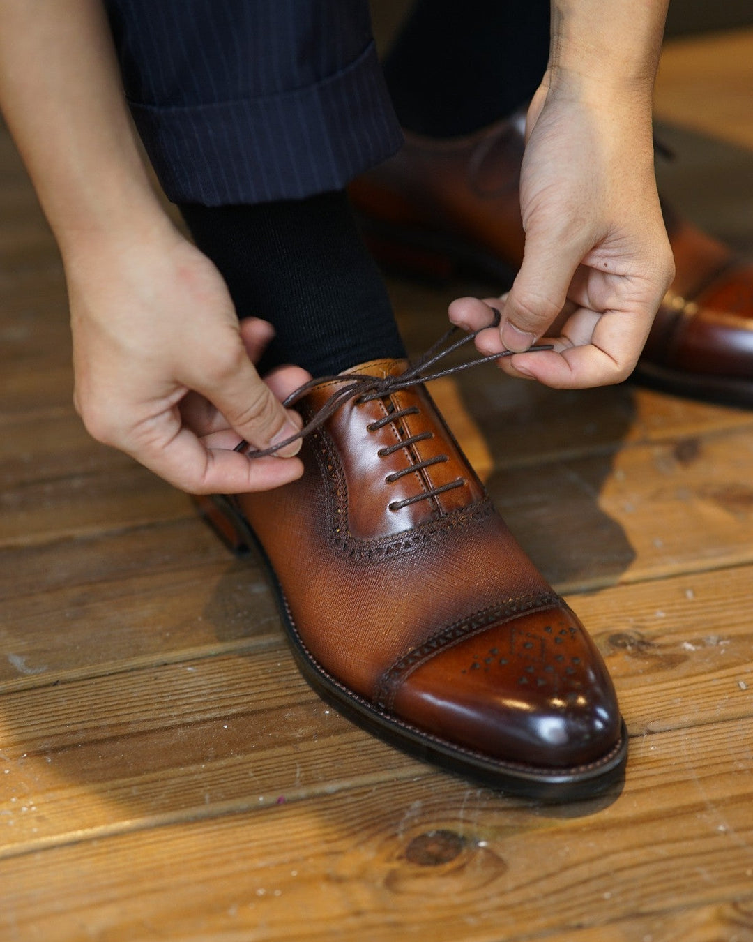 Cap Toe Oxford Business Shoes