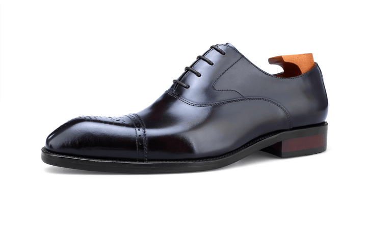 Cap Toe Semi Brogue Oxford