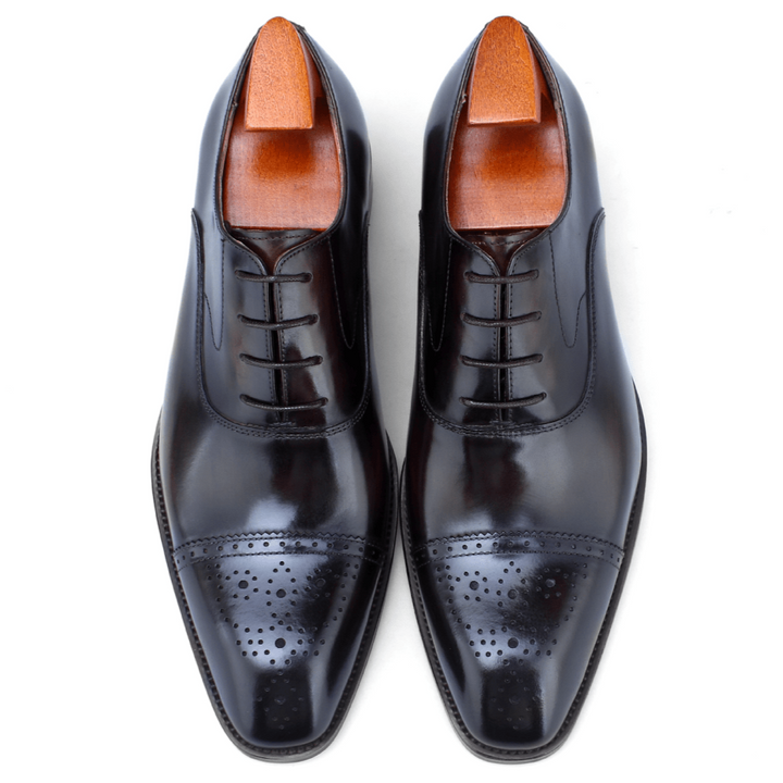 Cap Toe Semi Brogue Oxford