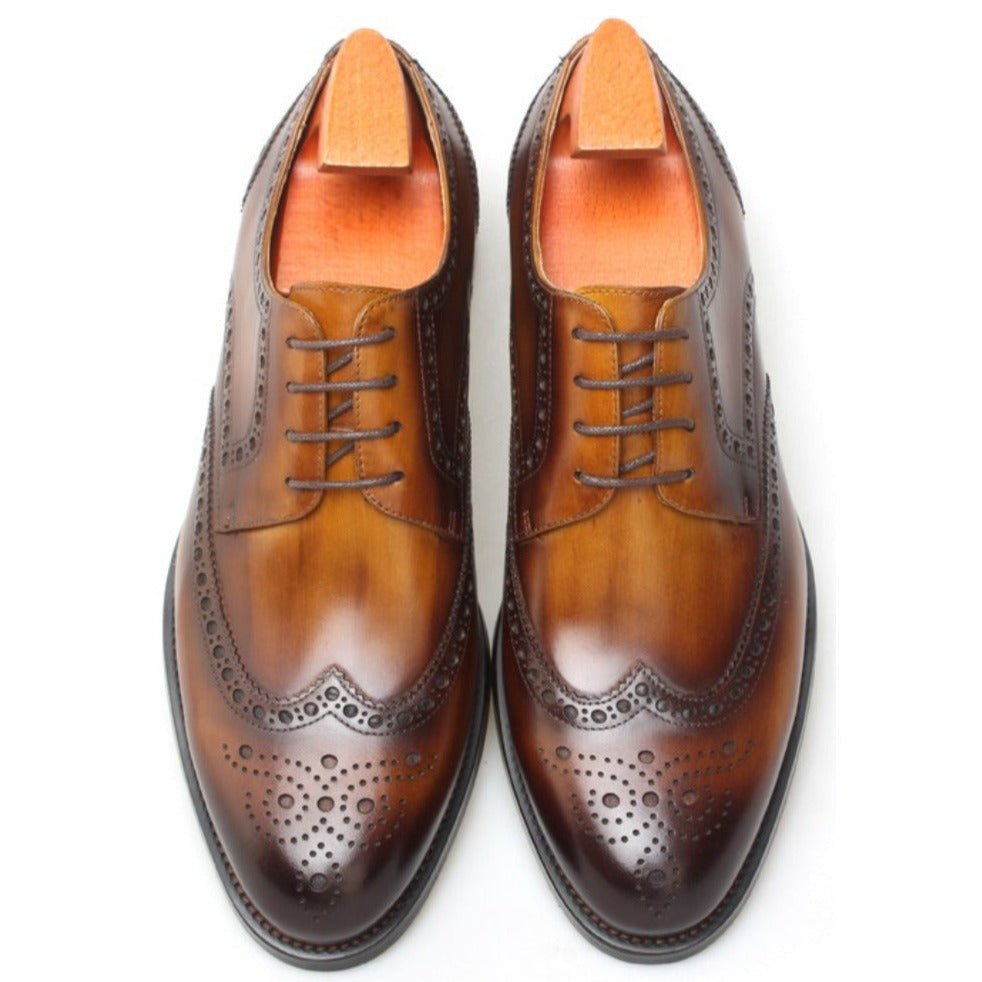 Patina Wingtips Derby