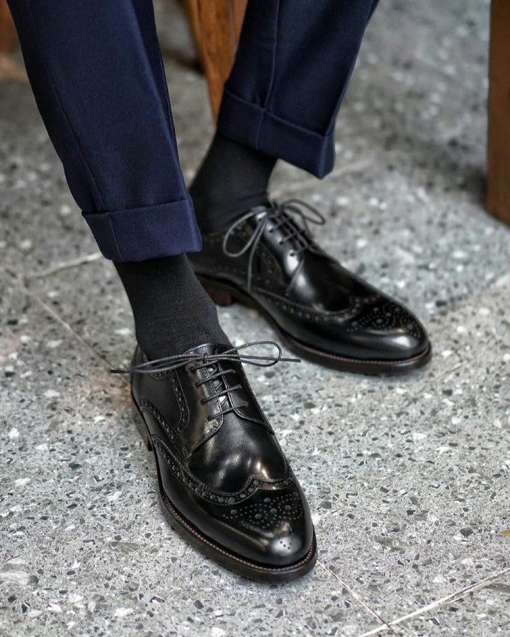 Patina Wingtips Derby