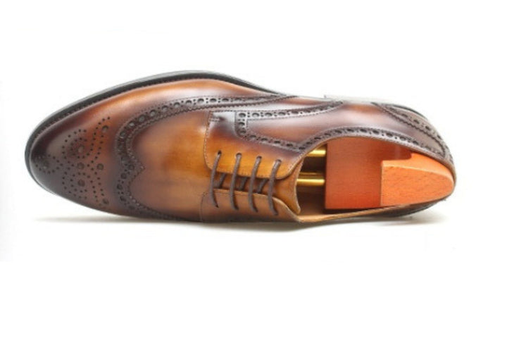 Patina Wingtips Derby