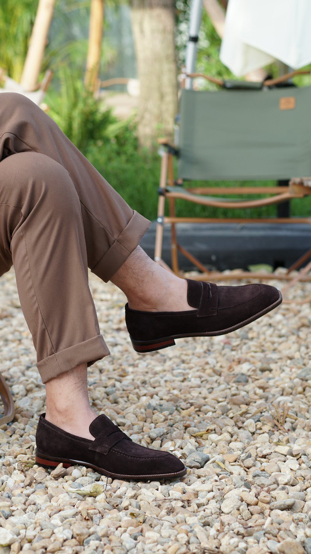 Penny Suede Loafers