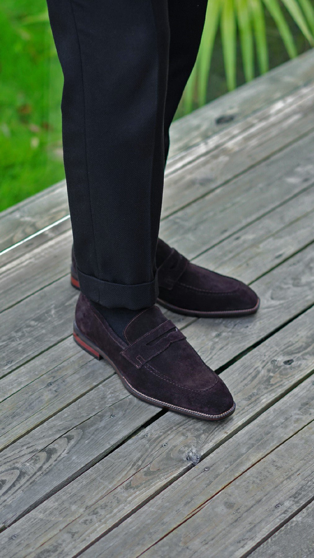 Penny Suede Loafers