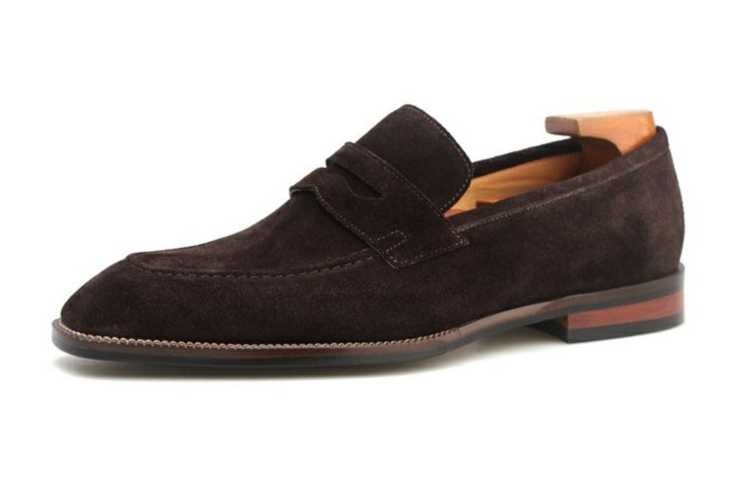 Penny Suede Loafers