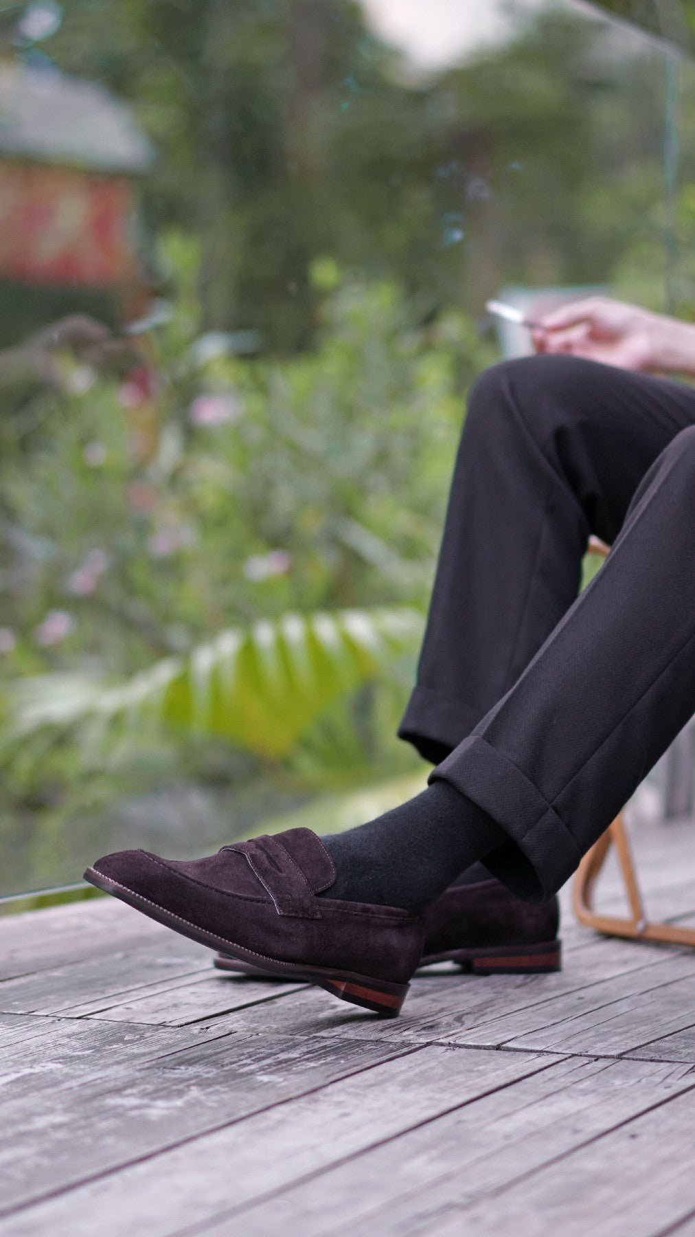 Penny Suede Loafers