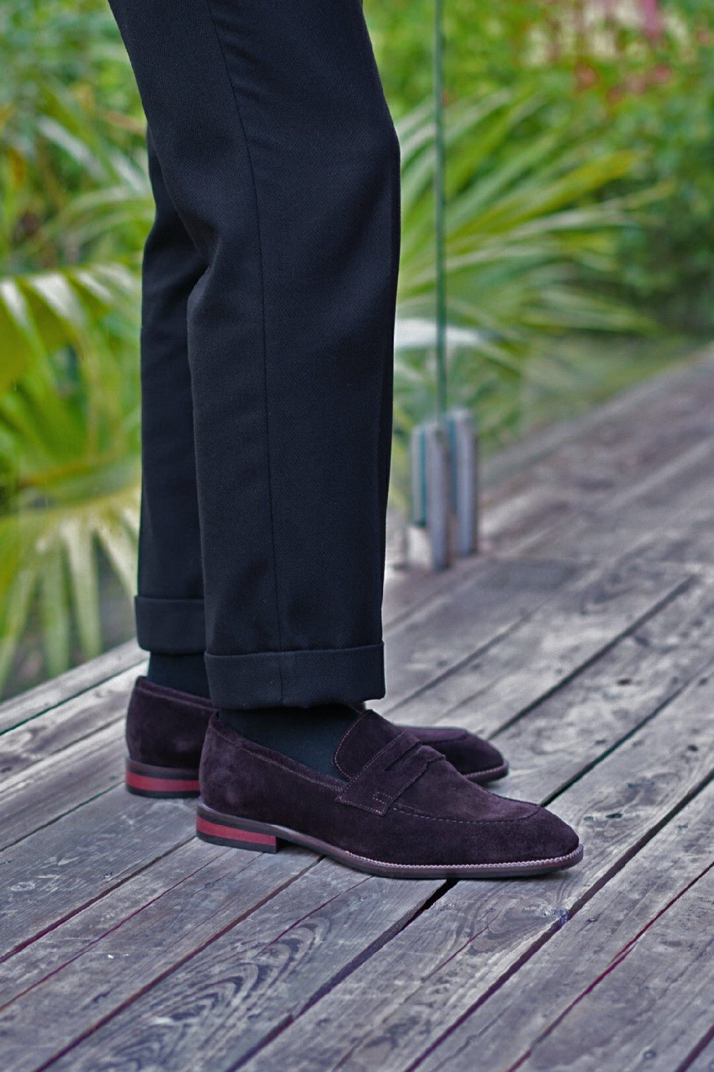 Penny Suede Loafers