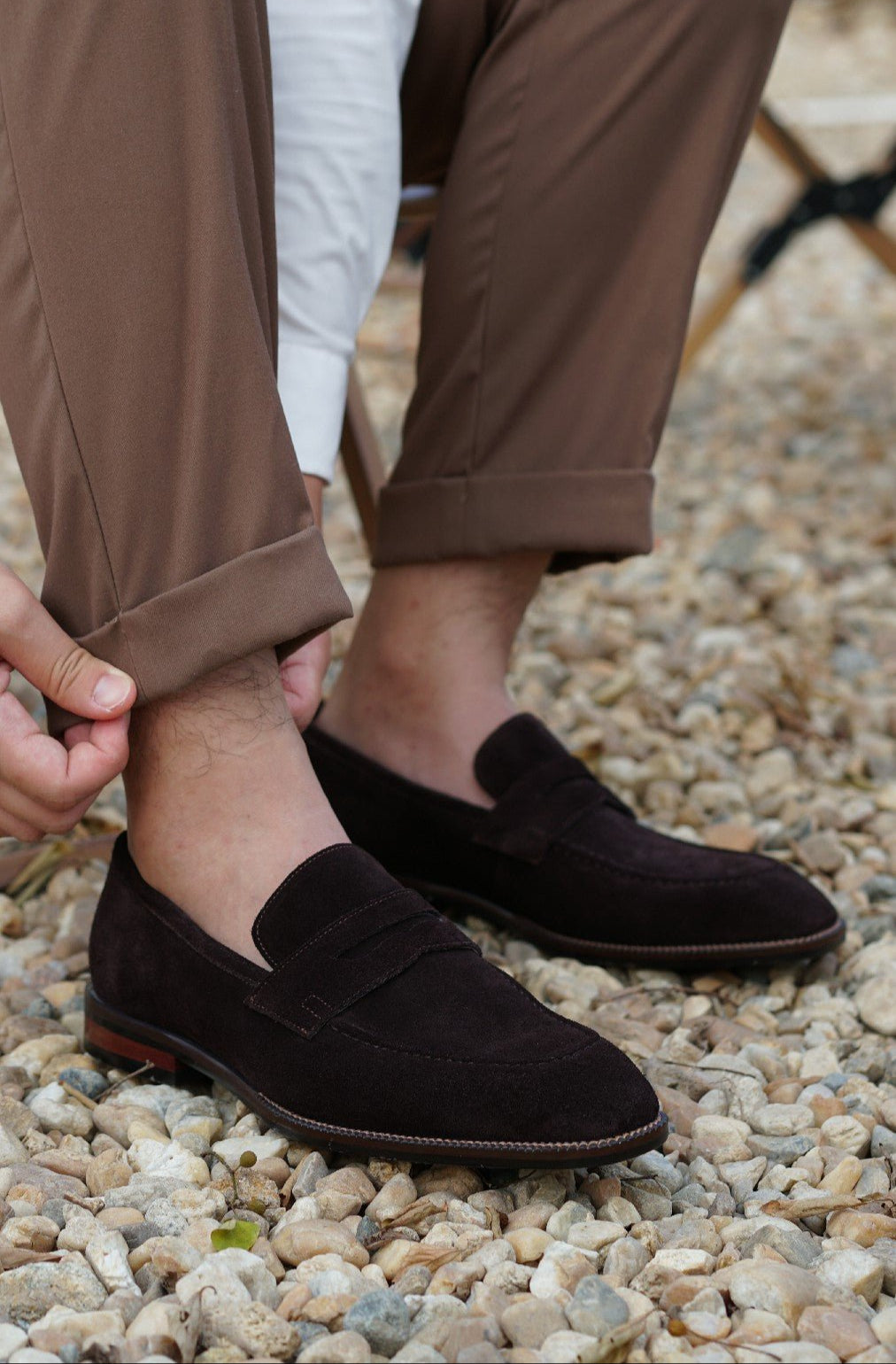 Penny Suede Loafers