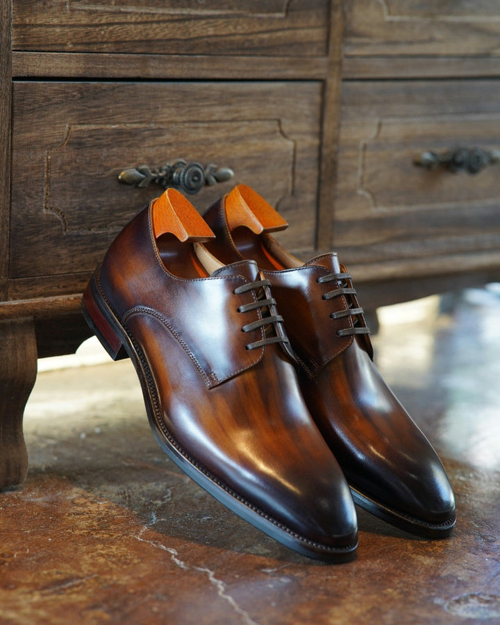 Plain Toe Derby Formal Shoes