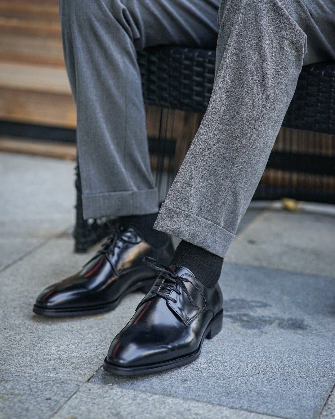 Plain Toe Derby Formal Shoes